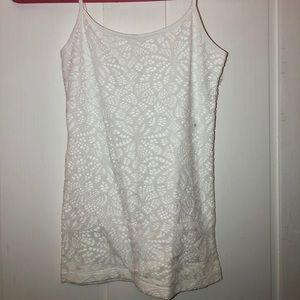 A lace camisole
